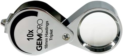 Hastings Triplet Loupe 10x, Chrome
