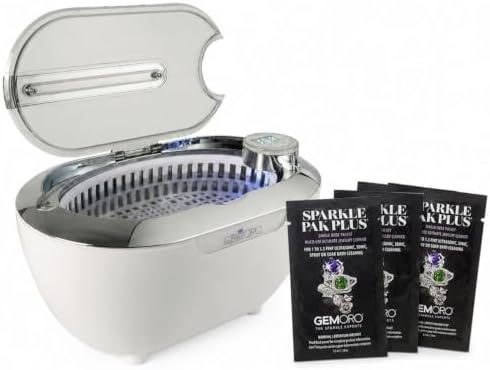 LuxeSpa Ultrasonic Cleaner Kit with Solution Paks
